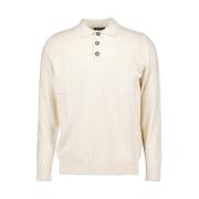 Clifden Polo Sweaters i Creme
