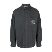 Monogram Overshirt Opgrader Casual Garderobe