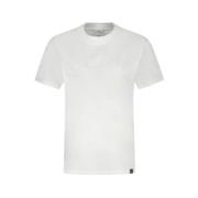 Hvid AC Straight T-Shirt i Bomuld