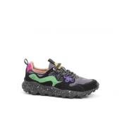 Camoscio og Nylon Sneakers