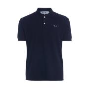 Sort Polo T-shirt med Sort Hjerte