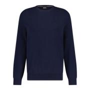 Finstrikket Pullover Regular-Fit Rund Hals