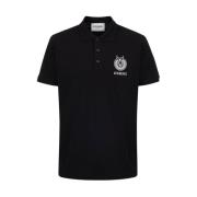 Polo T-shirt med tegneseriegrafik