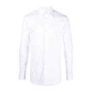 Hvid Loose-Fit Poplin Skjorte