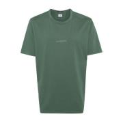 Grøn Logo Print T-shirt