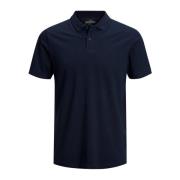 Blå Klassisk Polo Shirt