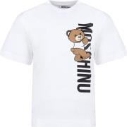 Hvid Teddy Bear Logo T-Shirt