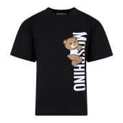 Sort Teddy Bear Logo T-Shirt