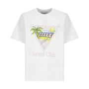 Herre Tennis Club Logoet T-shirt
