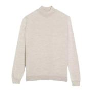 Beige Turtleneck Sweater