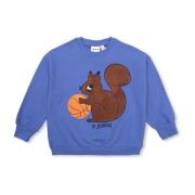 Sweatshirt med egernmotiv