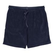 Afslappede bomuldsterry Bermuda shorts