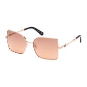 Guld/brun skygge solbriller SK0353
