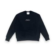 Sort Bomuld Regular Fit Sweatshirt