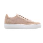 Beige Nubuck Håndlavet Sneakers