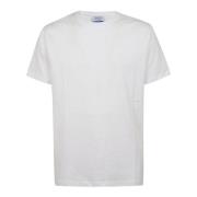 Broderet Slim Fit Hvid T-shirt
