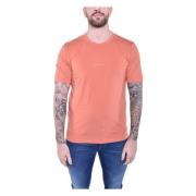 Orange Logo T-Shirt Resist Dyed