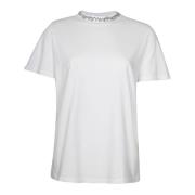 Hvid Vintage Bomuld T-Shirt