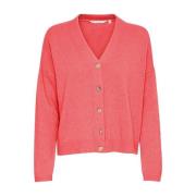 Cream Crever Knit Cardigan Strik 10613130 Coral Pink