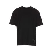Logo Patch Bomuld Jersey T-shirt