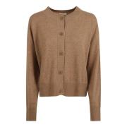 Beige Cashmere Fiskerstrik Trøje