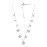 Theia Short Multi Dot Necklace Silver Plating