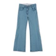 Lysblå Stretch Denim Pige Jeans