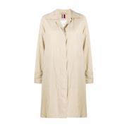 Beige Trench Coat til Kvinder