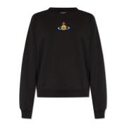 Sweatshirt med logo