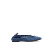 Denim balletflats