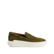 Grøn Casual Loafers Slip On