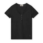 Mos Mosh Mmastin Basic Tee Toppe T-Shirts 160930 Black