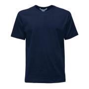 Blå Basic Half Sleeve T-shirt