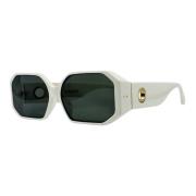 Bailey Solbriller - Hvid/Grøn UV-beskyttelse