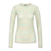 Bruuns Bazaar Women Phloxbbastra Blouse Toppe T-Shirts Bbw3496 Bay/Bleached Sand