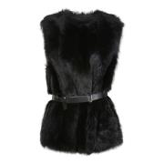 Sort Shearling Vest