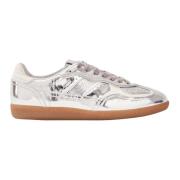 Tb.490 Rife Shimmer Sølv Creme Læder Sneakers