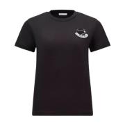 TENNIS LOGO PATCH T-SHIRT Black