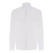 Klassisk Hvid Bomuld Jersey Skjorte
