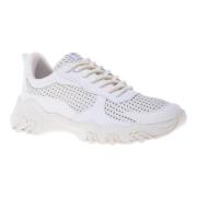 Sneaker in white eco-leather