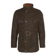 Slim Waxed Jacket Beech