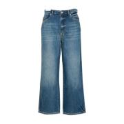 Højtaljet Denim Palazzo Jeans