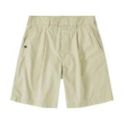 Popeline Bermuda shorts med lommer foran og bagpå