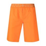 Medusa Logo Badeshorts Orange