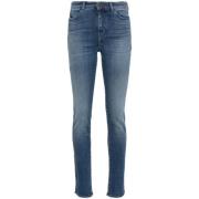 Klar Blå Skinny Denim Jeans