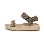 Leopard Ruskind Sandaler