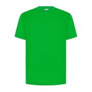 Grøn Bomulds T-Shirt Milano Stil