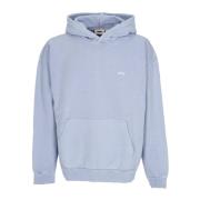 Hydrangea pigment fleece hoodie til mænd