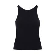 Blå Cashmere Tank Top