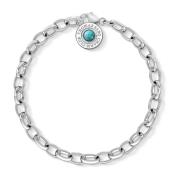 Turkis Charm Armbånd X0229-404-17